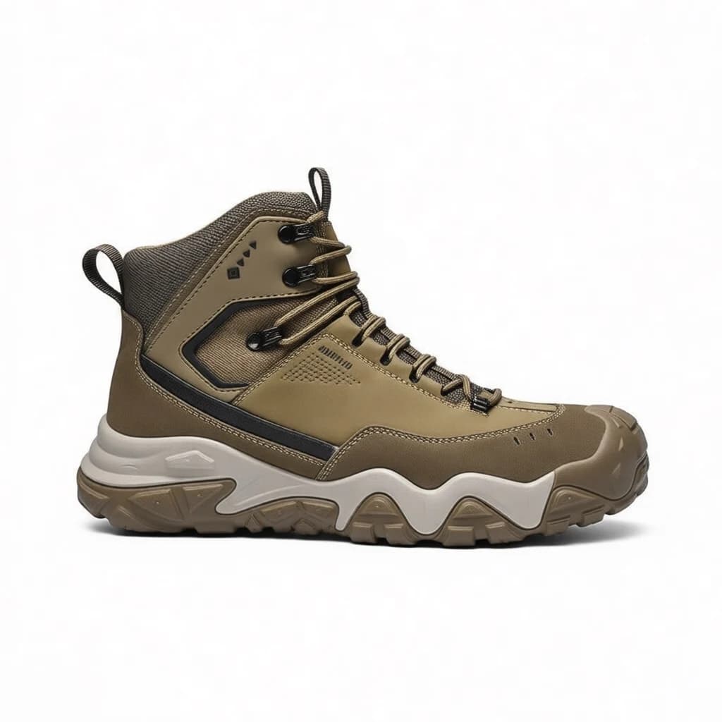 Scarpe da Trekking Alla Moda con Tomaia Alta per Uomo, Sneakers di Lusso per Arrampicata e Pendolarismo, Stivali da Neve in Velluto per Sport All'aperto, Taglie 46 45
