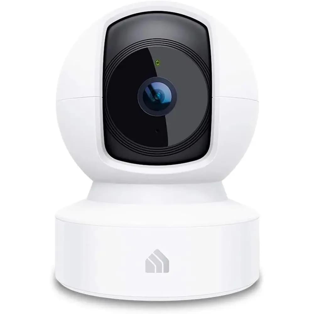 Telecamera di Sicurezza Interna Cablata 1080p con Funzione Pan/Tilt, Monitor per Bambini e Animali, Rilevamento Movimento, Audio Bidirezionale, Visione Notturna, Archiviazione Locale o Cloud