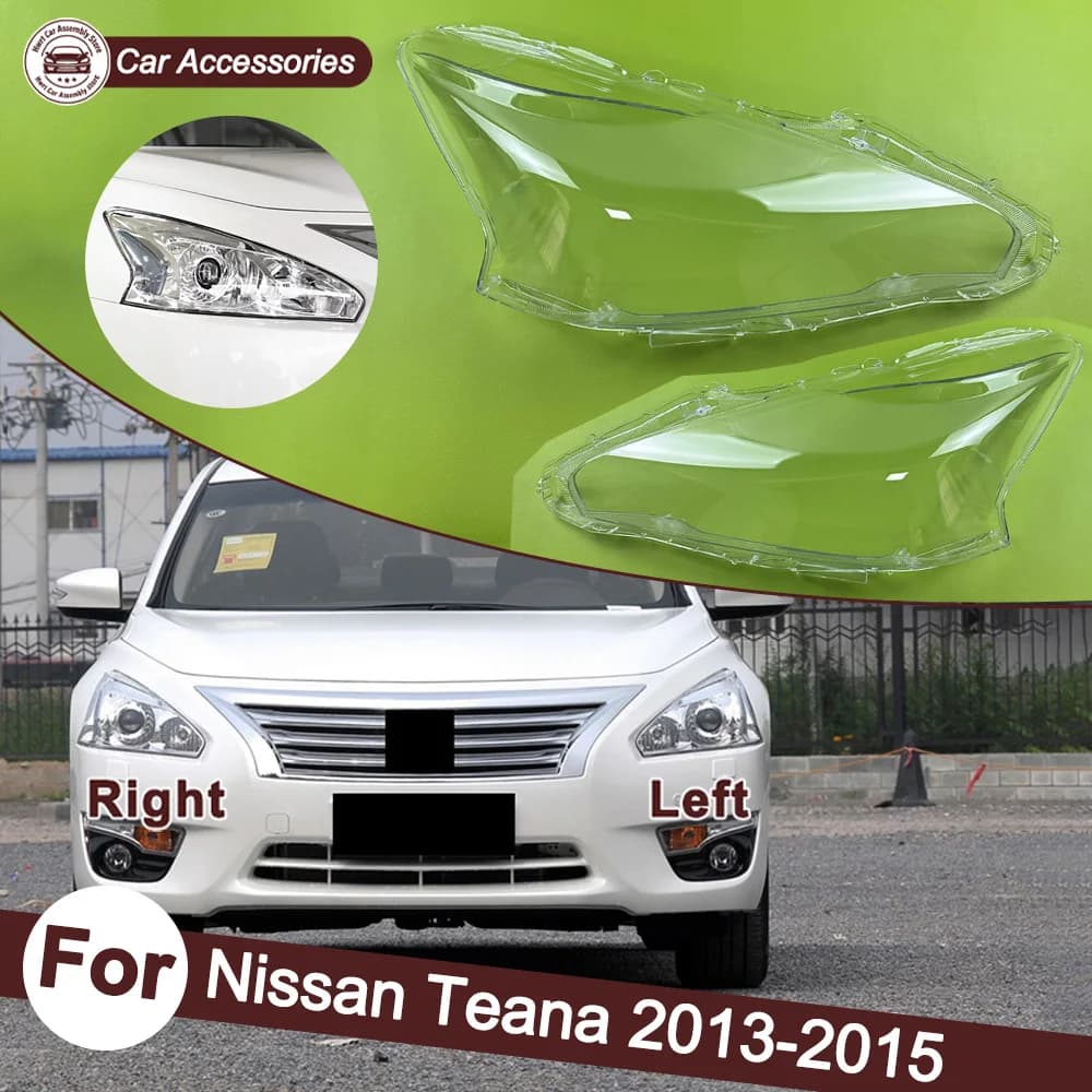 For Nissan Teana 2013-2015 Front Headlamp Lamp Cover Headlight Shell Transparent Lens Replace The Original Lampshade Plexiglass