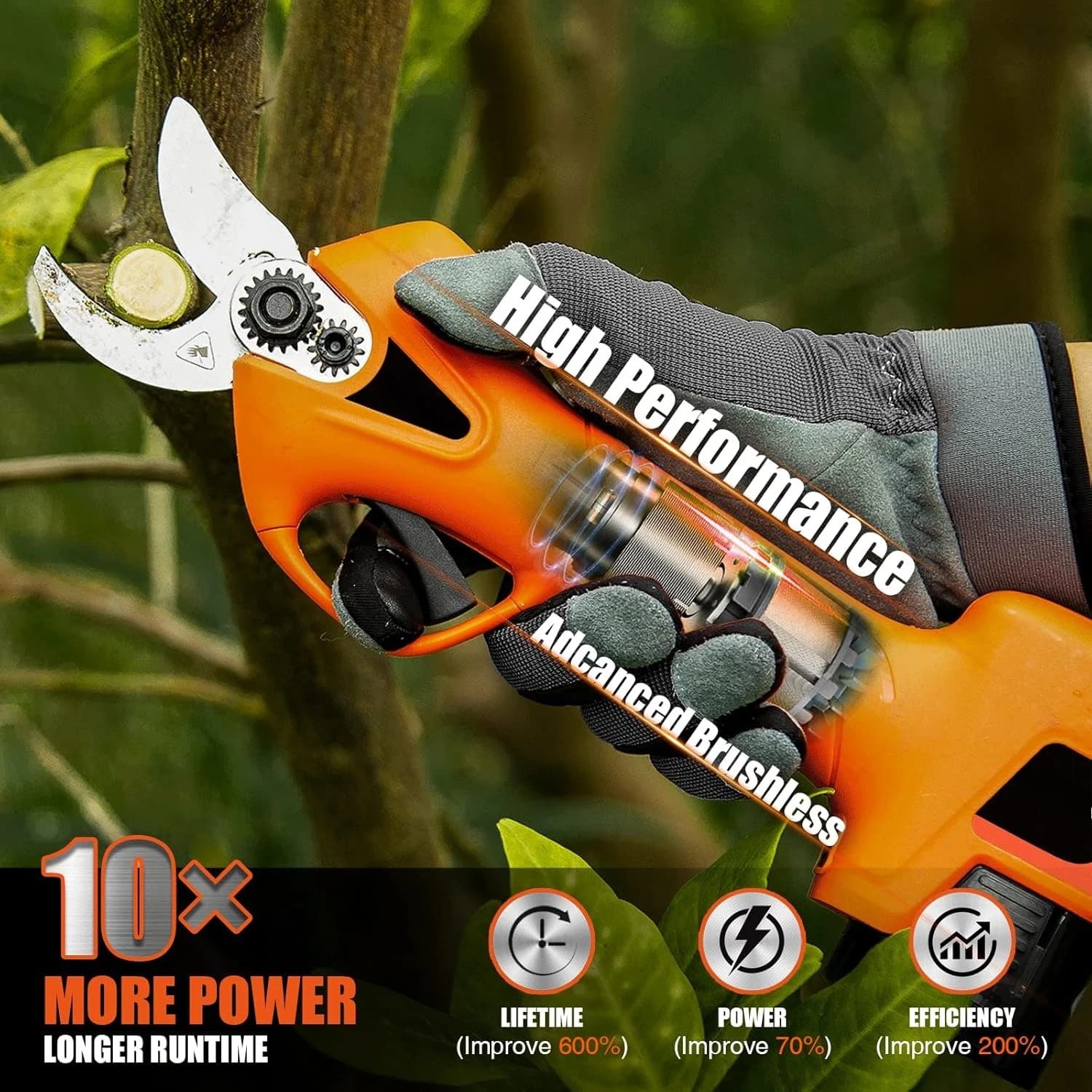 Battery-powered portable battery power supply with 2 rechargeable batteries from 2 Ah -16,8 V 25 mm (0,98 inch)
