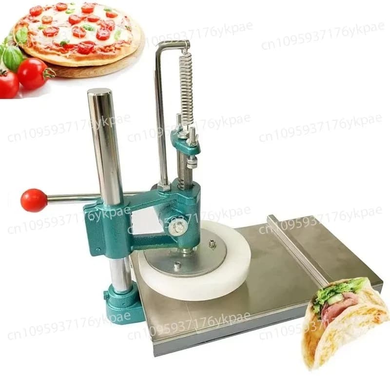 Macchina per laminare l'impasto per pizza Funzionamento manuale Pressa per pasta per pizza manuale