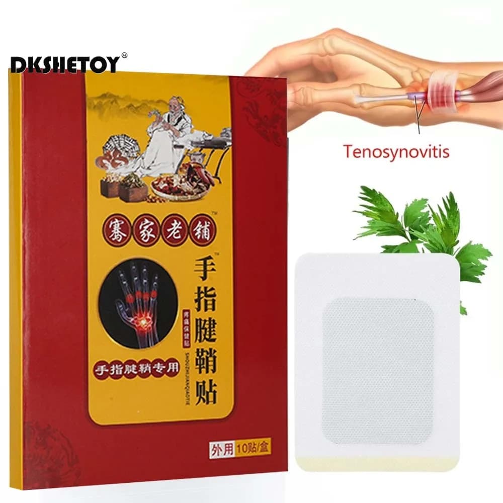 Cerotti per guaina tendine per terapia tenosynovite artrite polso pollice dito assistenza sanitaria medicina cinese Patch per la colonna vertebrale