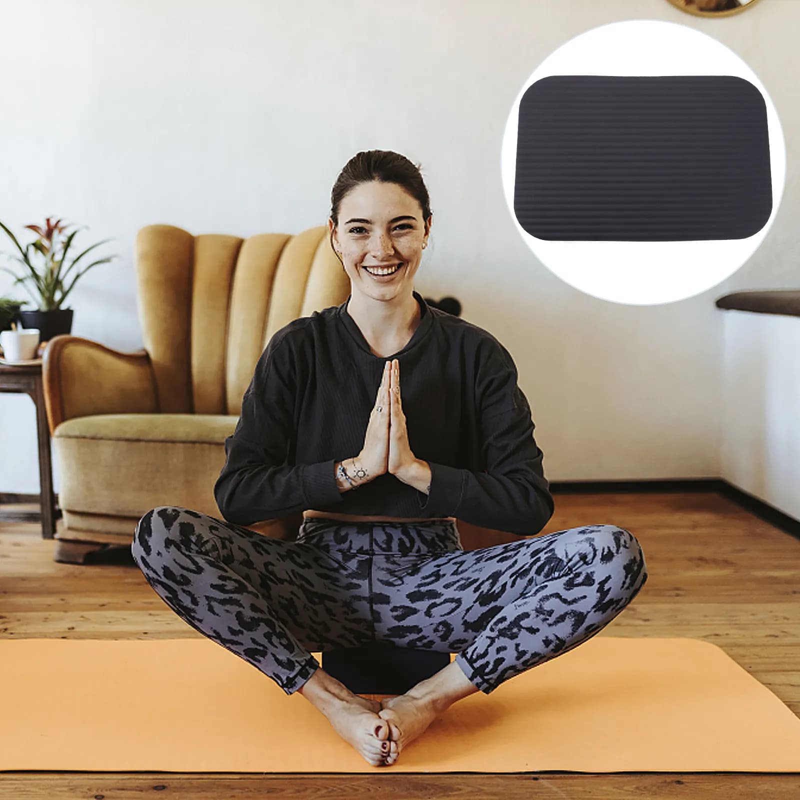 1Pcs Extra Thick Garden Knee Cushion for Gardening Kneeling Sitting Yoga Carpentry Comfortable Knees Support Mat Non-Slip