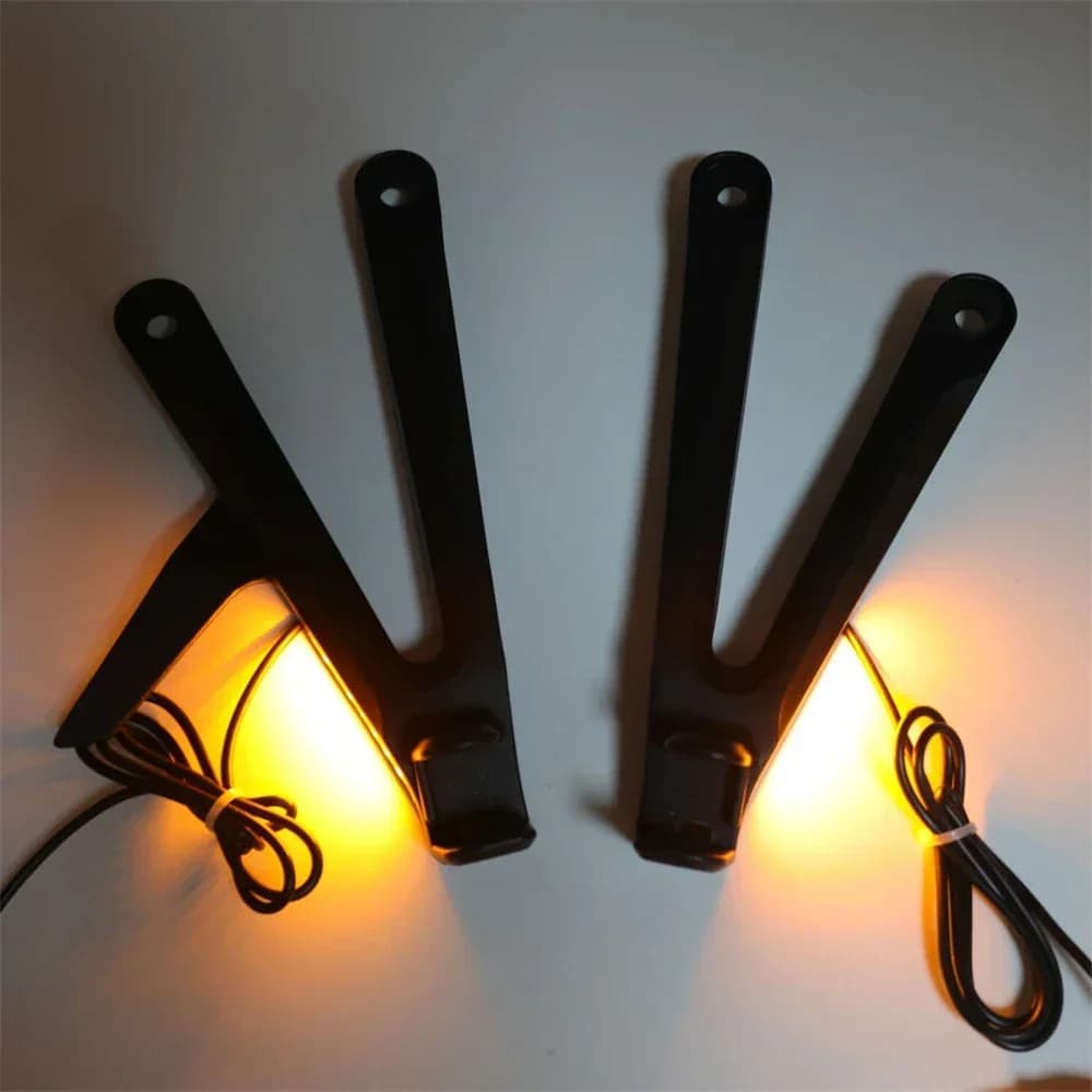 Pedana passeggero Staffa poggiapiedi Pedane con LED per Honda CBR600RR 2005-2006 Parti moto aftermarket posteriori