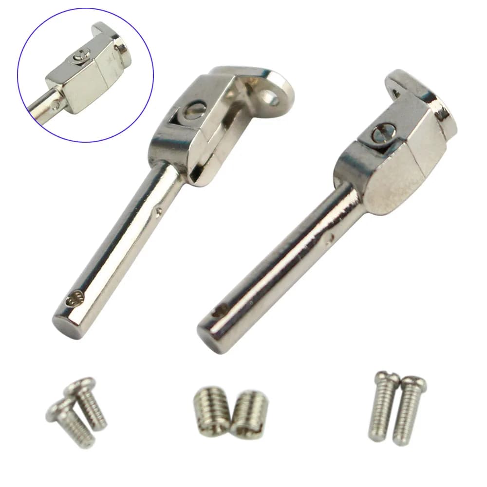 1set cerniera a molla per occhiali senza saldatura per occhiali da sole in legno cerniera flessibile per montatura per occhiali in nylon 9011