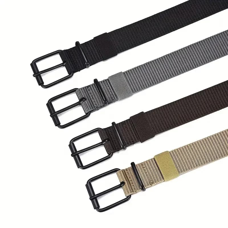 Cintura da uomo in nylon resistente - Cintura tattica robusta con fibbia a sgancio rapido elegante per l'uso quotidiano