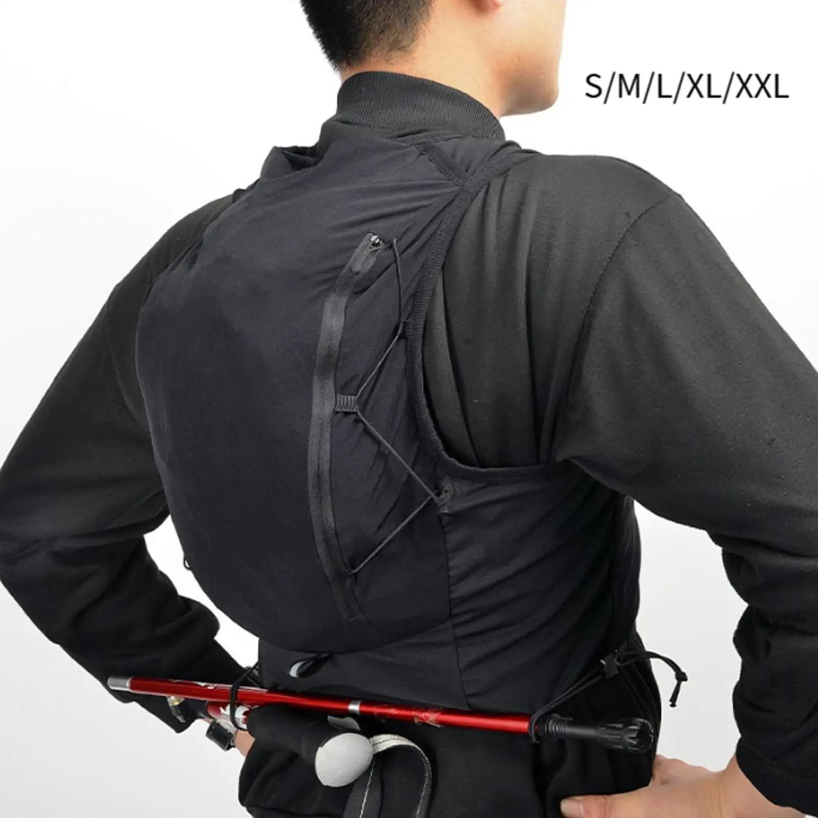 Hydration Vest with Multiple Pockets Lightweight Daypack Runner Rucksack Hydration Pack for Camping Climbing Cycling Jogging