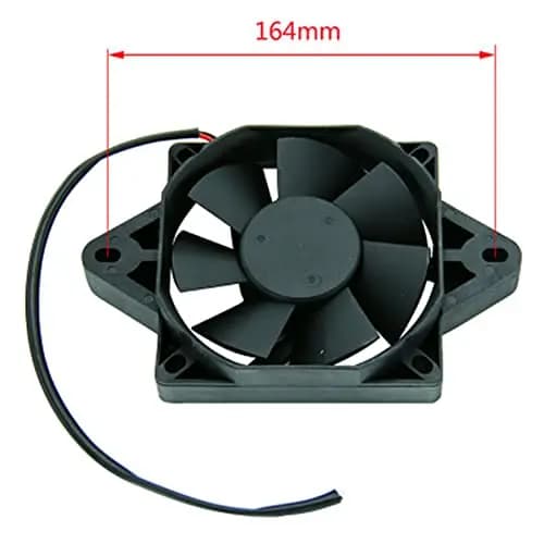 Radiatore elettrico Ventola di raffreddamento Radiatore olio motore per moto ATV Dirt Bike 12V
