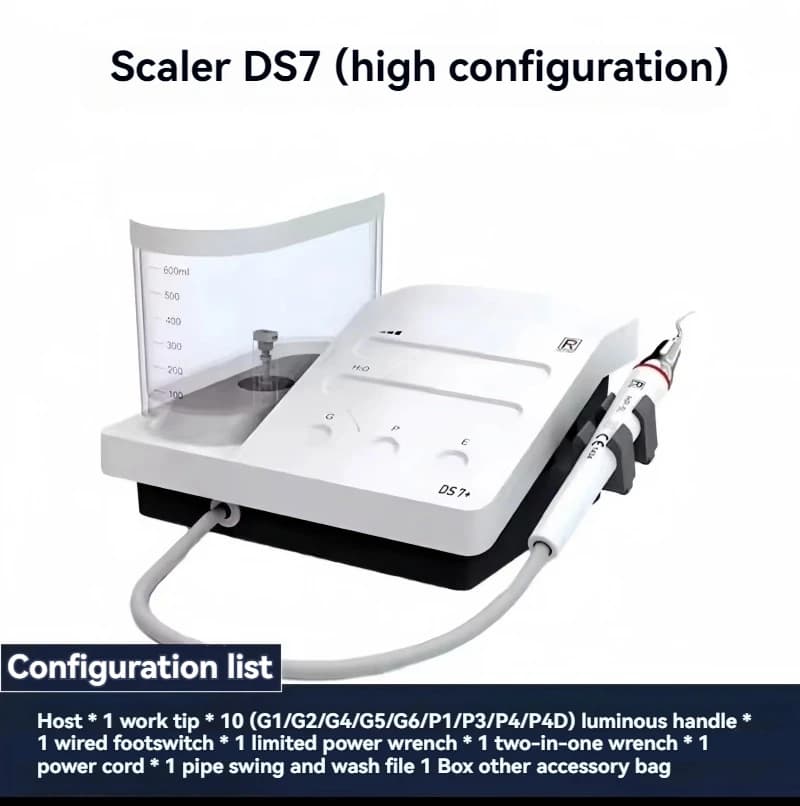 Ultrasonic Dental Scaler to Remove Dental Plate and Calculation Cleaning of Oral Hygiene Teeth Whitening Tools