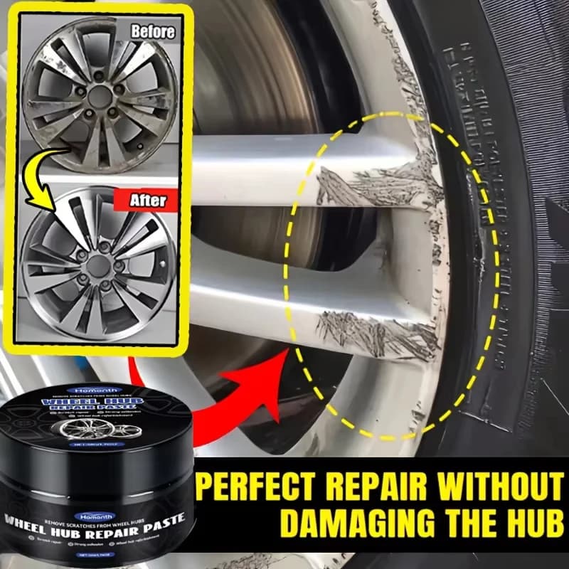 Car Wheel Rim Scratch Refurbishment Paste Tire Rim Scratch Paint Repair Paste General Alloy Rim Touch Up Paint for Scrape Damage