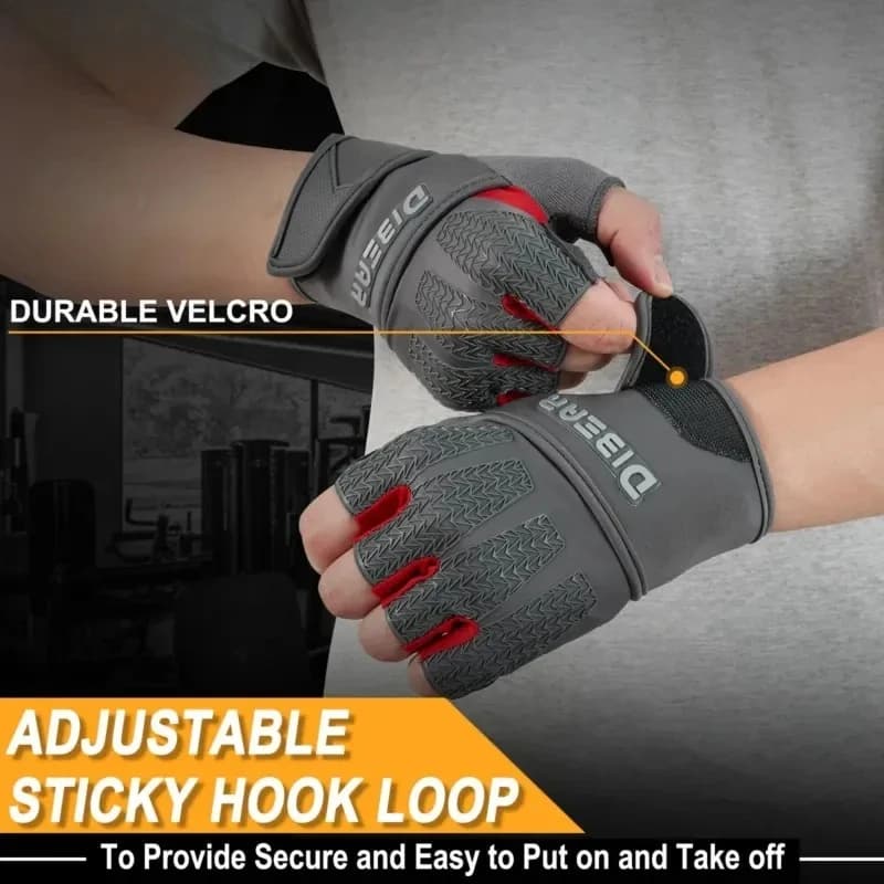 Half finger tactical gloves for outdoor hiking and cycling, wear-resistant and breathable riding gloves,anti slip fitness gloves