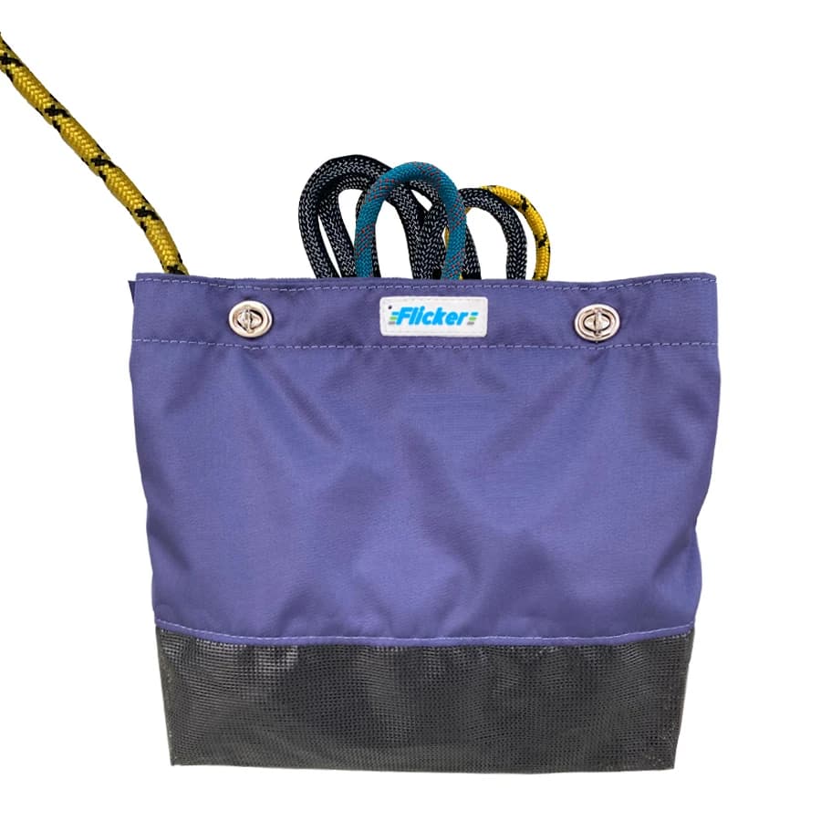 Canvas Rope/Anchor Bag, Black Mesh, Heavy Duty, Great for Boats or Shore Lines，Great for sailboats, cruisers,