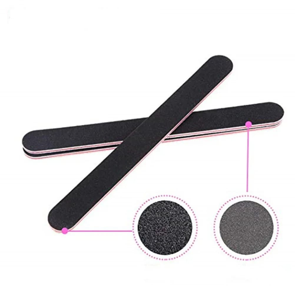 Kit Unghie per Principianti: Lucidatori e Levigatori per Unghie a Doppia Faccia, Pulitore e Levigatore per Manicure