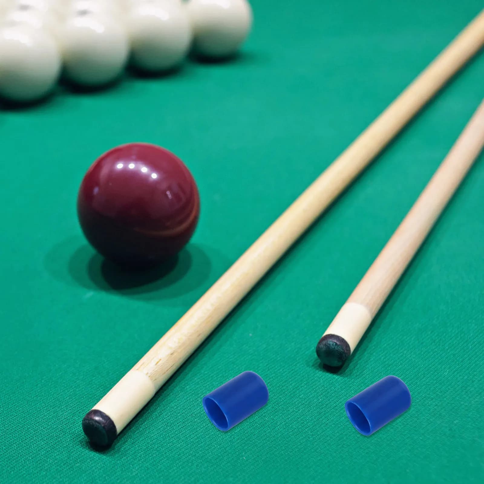 Set di 10 Protezioni per Stecche da Biliardo, Copritesta in Gomma Premium per Stecche da Pool e Snooker, Migliora l'Impugnatura e lo Stile