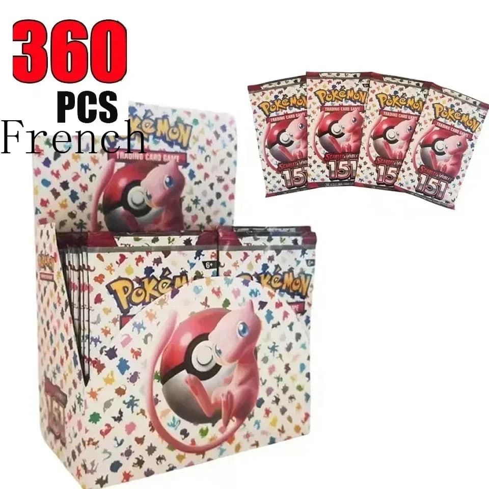 NOVITÀ 360P French 151 Pokémon TCG: Ecarlet & Violet Etsncelles Astral Radiance Obsidian Flames Booster Box Gioco di Carte Pokémon