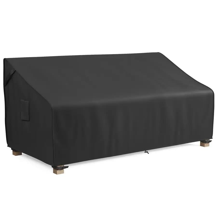 Waterproof 3 Seat Outdoor Sofa Cover, 80 Inch patio furniture cover, durable polyester with double stitching, C