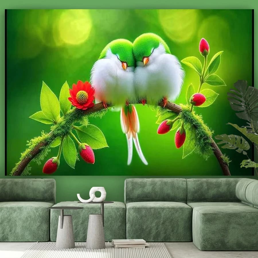 1PC Digital Print Tapestry Wall Hanging, Giethoorn Village Canal Netherlands View, Dutch Peaceful Countryside Wall Decor