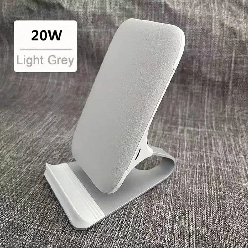 2024 nuovo caricabatterie Wireless veloce Qi da 20W per iPhone 15 Pro max/iPhone 13/14 per supporto di ricarica Wireless per telefono verticale Samsung