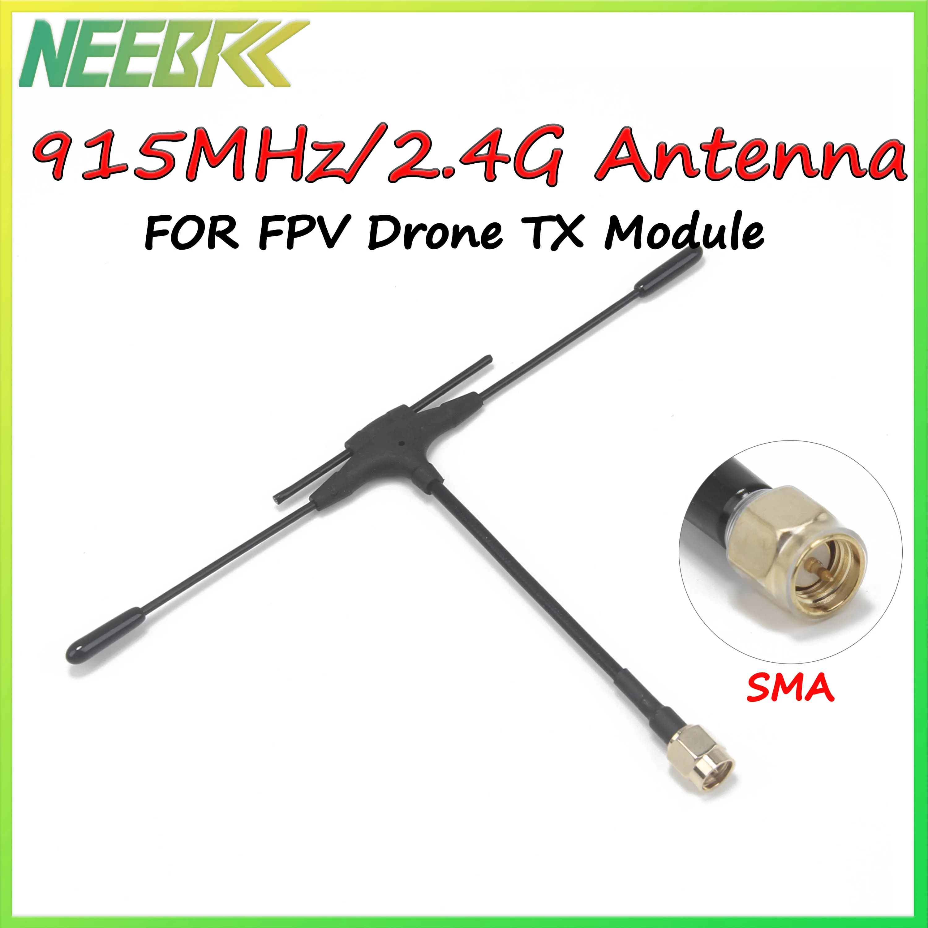 NEEBRC 915M 2.4G TX Module Antenna Double Frequency 80mm SMA for RC Freestyle FPV Racing Drone Multicopter Quadcopter VTX Part FAI FROM TE
