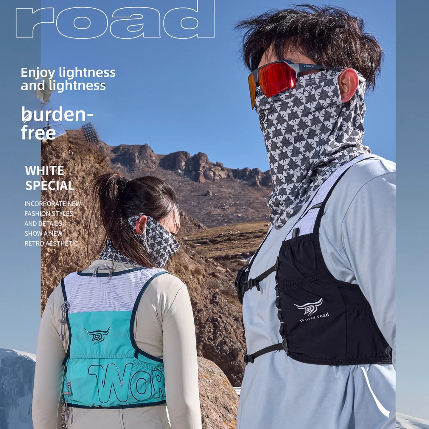 Gilet Idratazione Ultraleggero per Corsa, Zaino con Due Bottiglie da 500ml per Uomo e Donna, Ideale per Trail, Maratona, Ciclismo ed Escursionismo