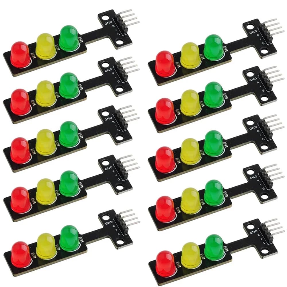 1/5/10PCS 5V LED Display Module Semap for Red Arduino Green LED RGB-Semaforum for Light System Module