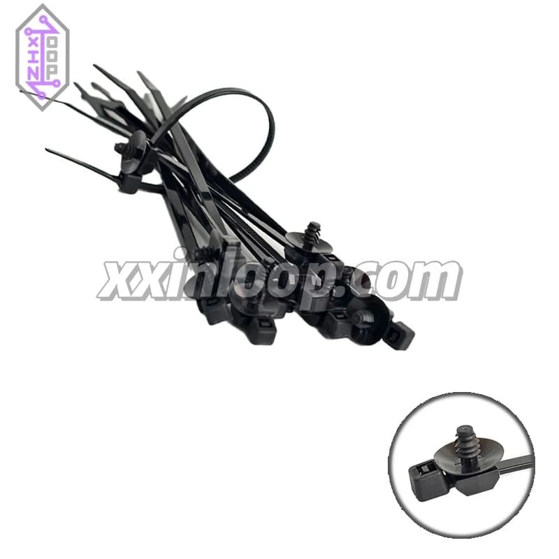 156-00340 T30SOSFT4E Fascetta di Fissaggio PA66 Nera 120mm 1.6-18mm per Cablaggio Pannelli Automobilistici 15600340
