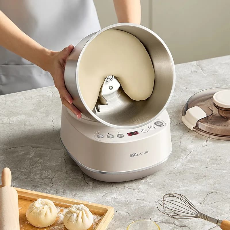 Household Dough Mixer, Small Automatic Dough Kneader, Stand Mixer with Dough Mixing & Fermentation Function, Model HMJ-D35P1