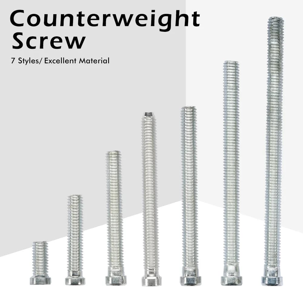 PERI Adjustable Pool Cue Weight Bolt Set Billiard Cue Weight System 0.3oz-2.3oz Balance Adjustment Accessories