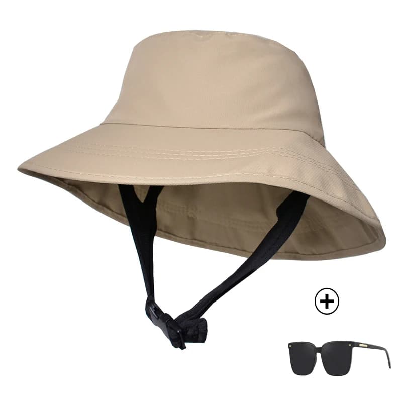 Protezione solare da spiaggia per uomo e donna panamense, surf, cappello da bacino da pescatore, tesa larga, berretto parasole alla moda H51