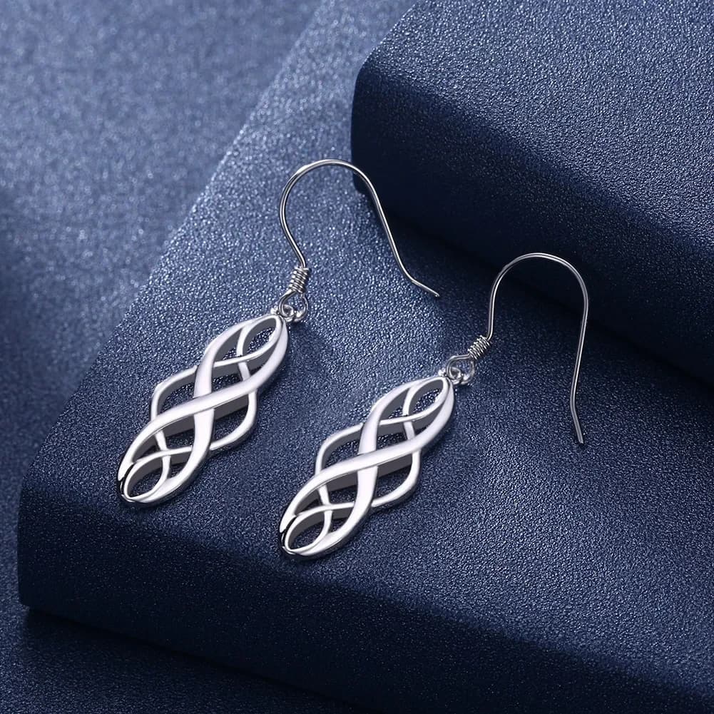 Selling party 925 Sterling Silver Earrings for Women Fine Jewelry Valentine's Day Gift Exquisite drop