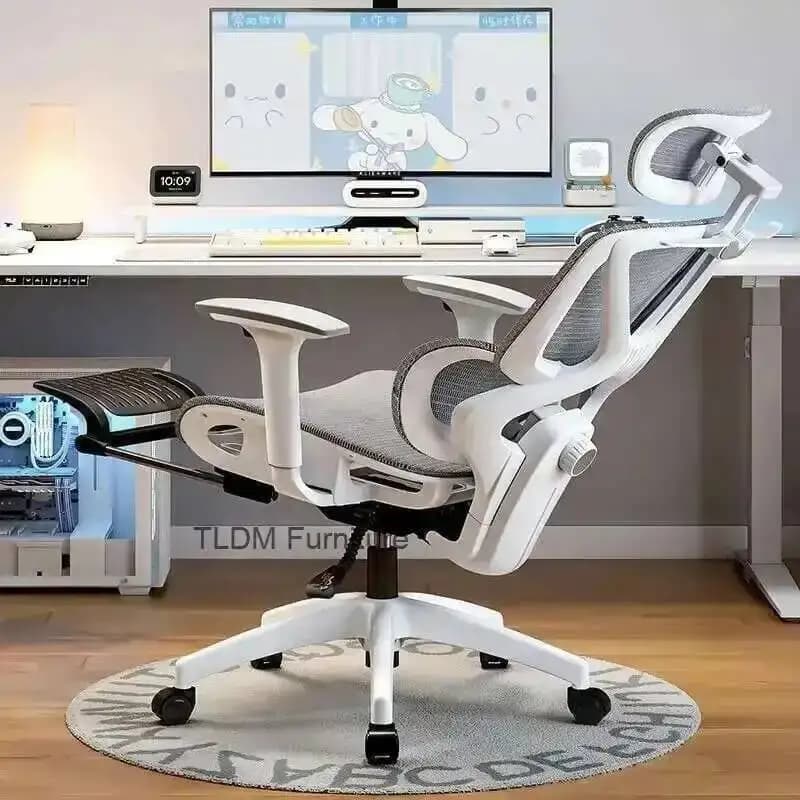 Sedia Computer Sedie ergonomiche reclinabili Studenti sedentari Gaming Ufficio Casa Dormitorio Sedia Ufficio Sedile confortevole