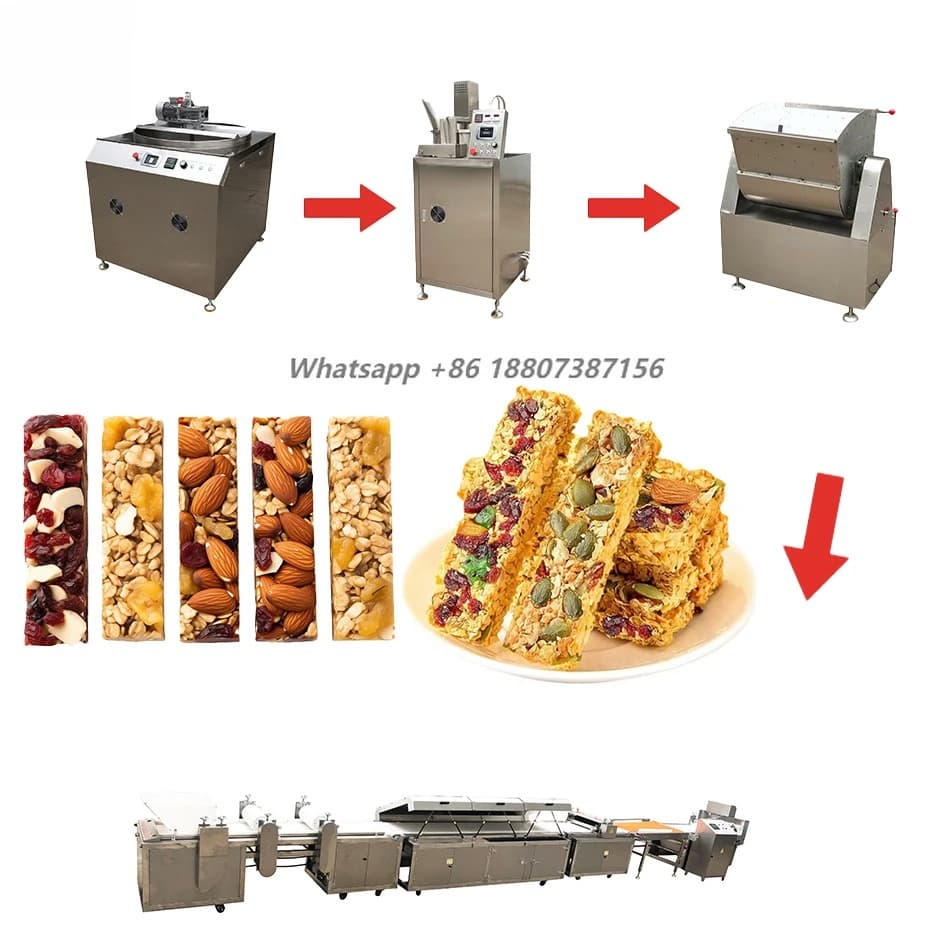 FSD-Snowflake Sugar Making Machine Protein Bar Production Line Electric Adjustable