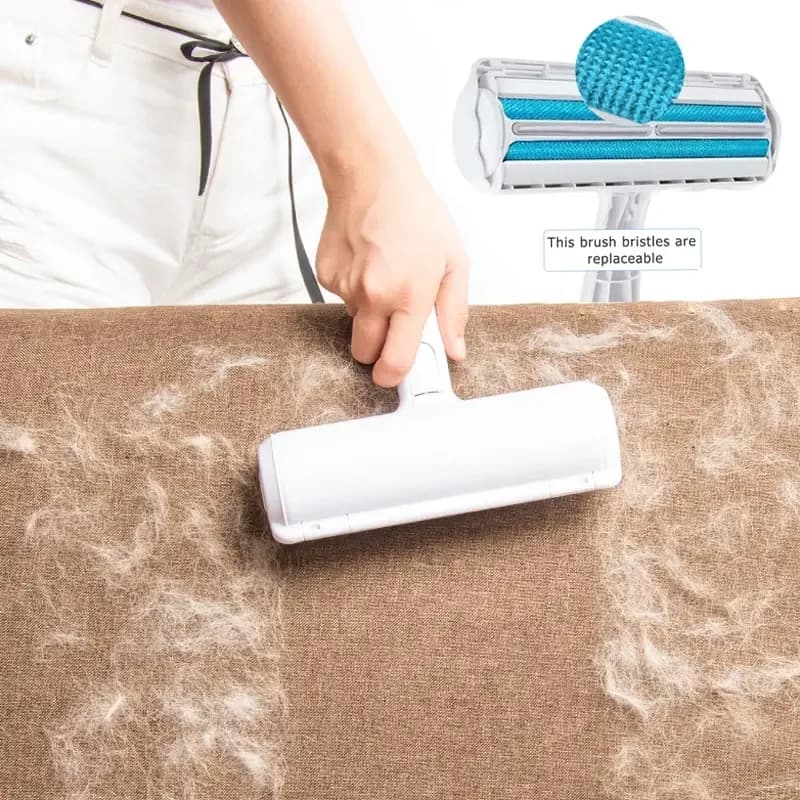 Rullo Rimuovi Peli per Animali Domestici, Potente Pulitore per Gatti e Cani, Rimozione Efficiente del Pelo da Divani, Tappeti e Vestiti per Uso Domestico
