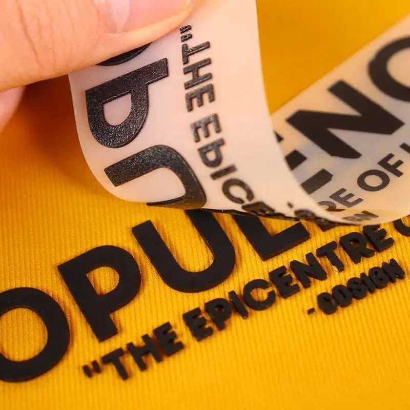Etichetta personalizzata Logo stampa a caldo Logo in silicone 3D Etichetta per trasferimento di calore Logo in gomma per borse scarpe abbigliamento