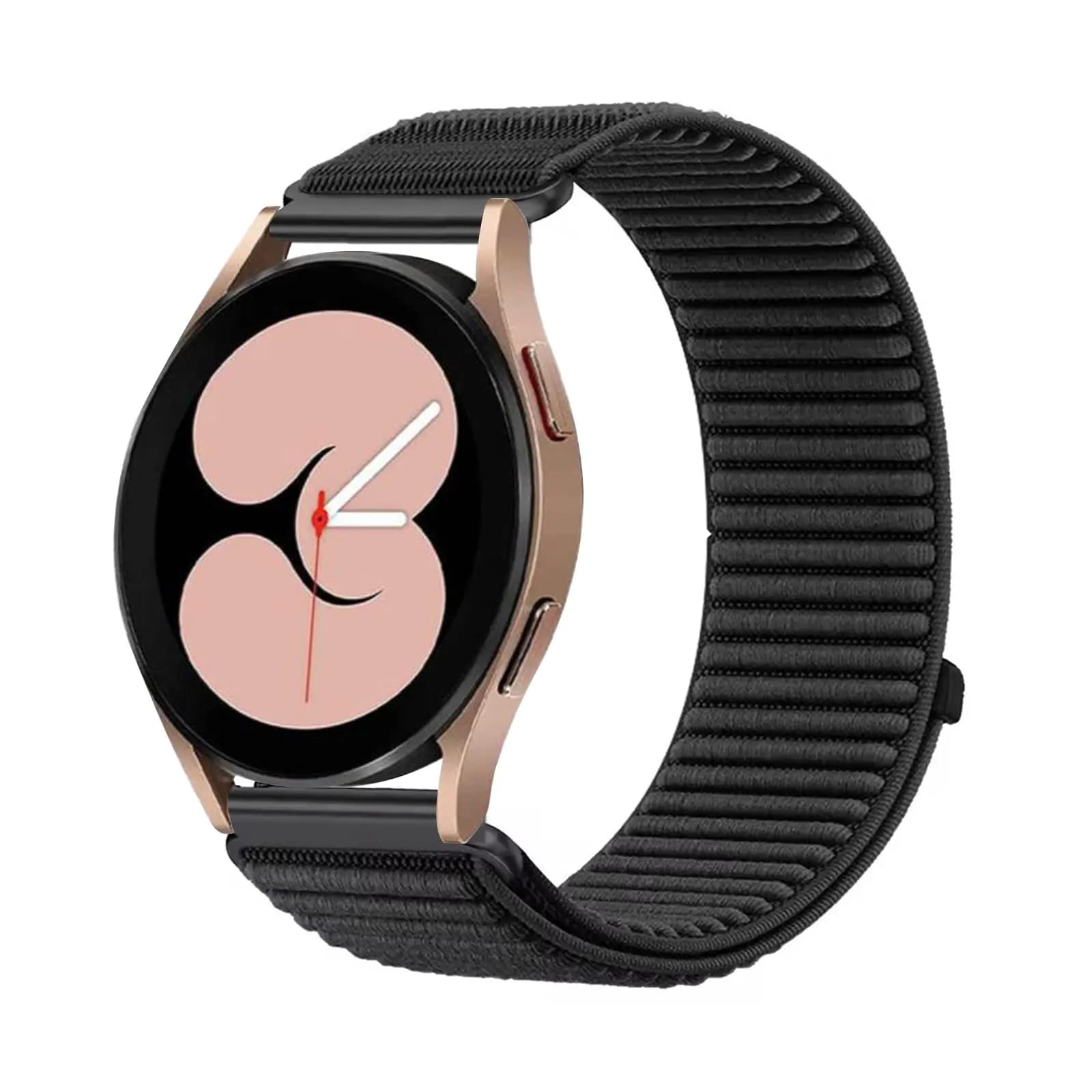 Cinturini in nylon per Samsung Galaxy Watch 7 6 5 4 (40 mm/44 mm), cinturino Galaxy Watch 5 Pro 45 mm, cinturino in nylon elastico morbido con velcro