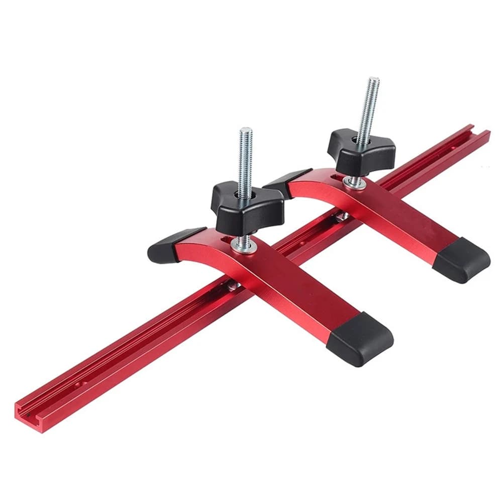 DT19-2PCS Press Plate Press Block Saw Wood Press T Slider Handle Chute Hold Down Clamp Table Saw Woodworking Tools