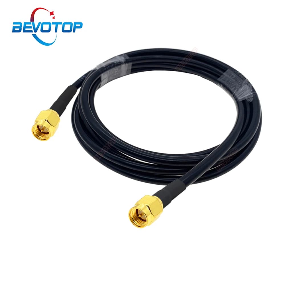 Cavo RG223 SMA maschio a SMA maschio Spina 50-3 50ohm Cavo coassiale RF Adattatore Antenna WiFi Cavo di prolunga Pigtail