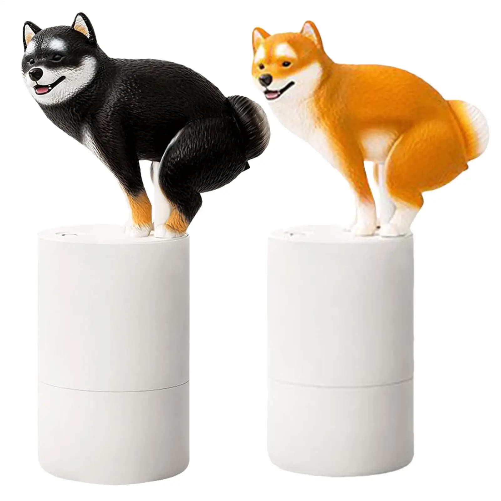 Automatic Soap Dispenser Cute Shiba Inu automatic sensing foam hand soap dispenser Touchless Waterproof Bathroom Accessories