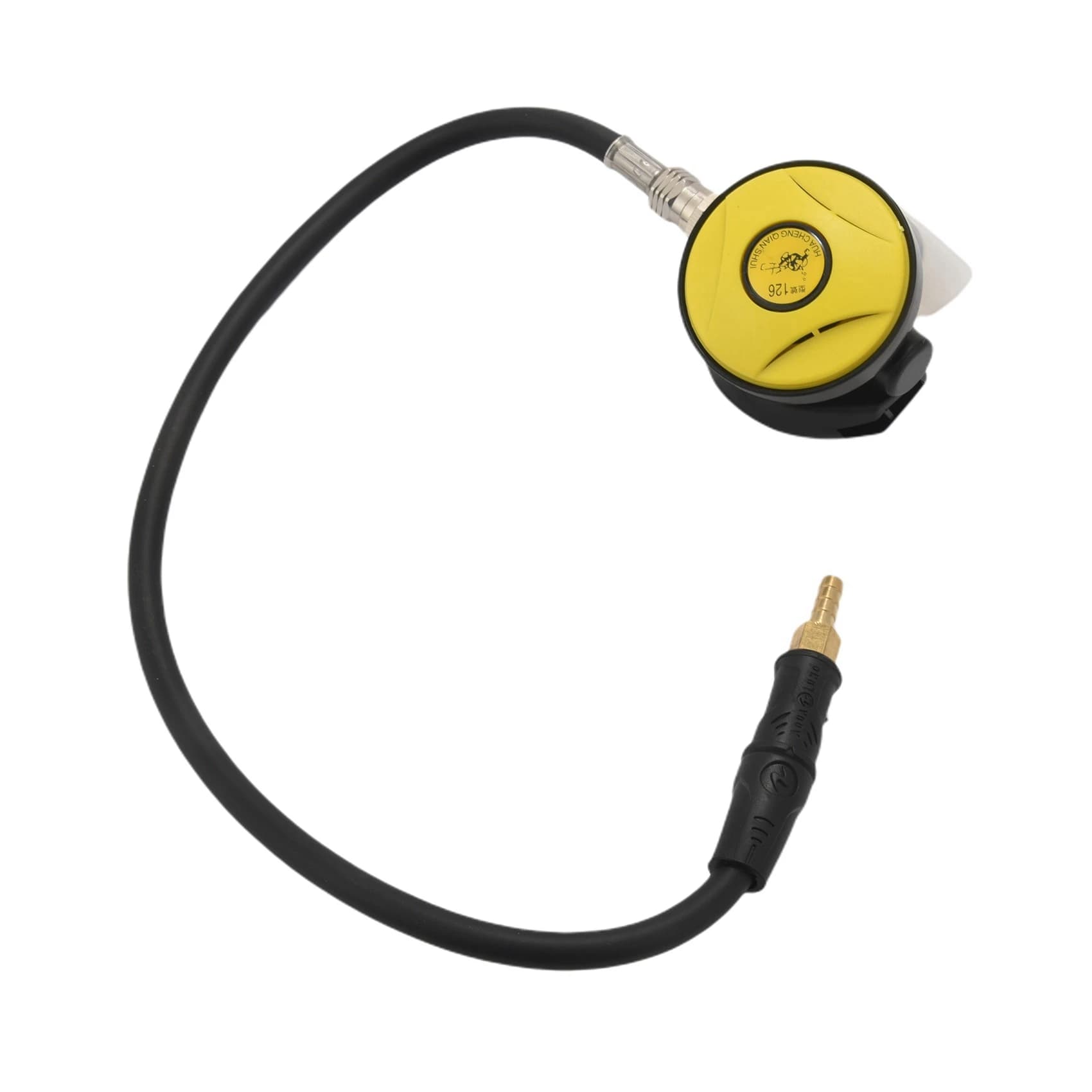 A89E-Scuba Diving Snorkel Tube Snorkeling Equipment Pressure Reducer Diving Regulator Underwater Secondary Scuba Breathing