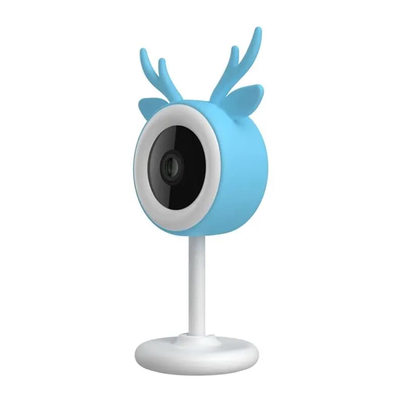 EYFL-Monitor per bambini WIFI Tuya Telecamera per bambini Display della temperatura wireless Rilevamento del pianto Citofono di sorveglianza per bambini SPINA UE