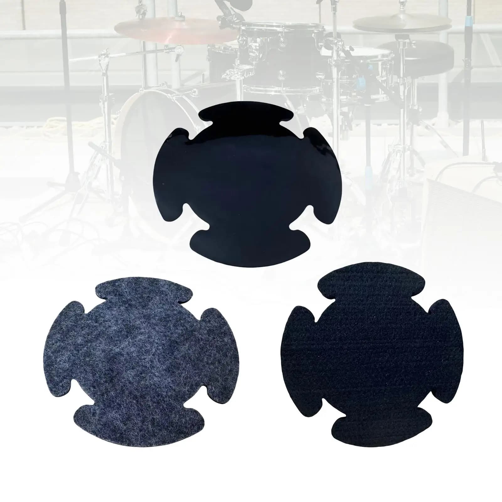 Imbottitura in feltro con patch di rinforzo per batteria per kit per grancassa per strumenti a percussione