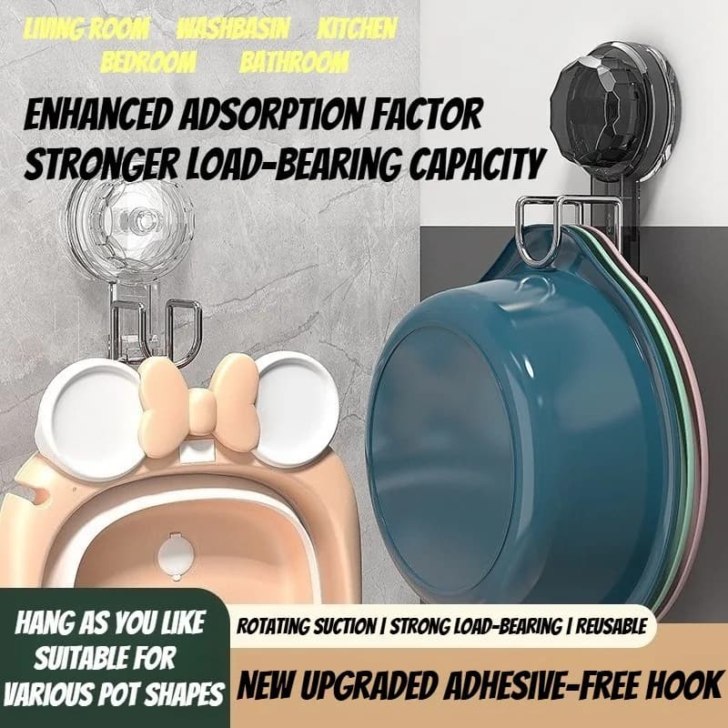 Porta lavabo a ventosa, gancio per lavabo da bagno, ripiano per cucina e bagno, organizer per lavabo senza trapano