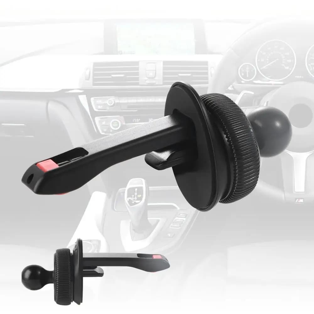 Base con testa a sfera da 17 mm per supporto per telefono per auto Supporto universale per presa d'aria per auto Supporto per telefono cellulare Staffa GPS Accessori per clip per presa d'aria per auto