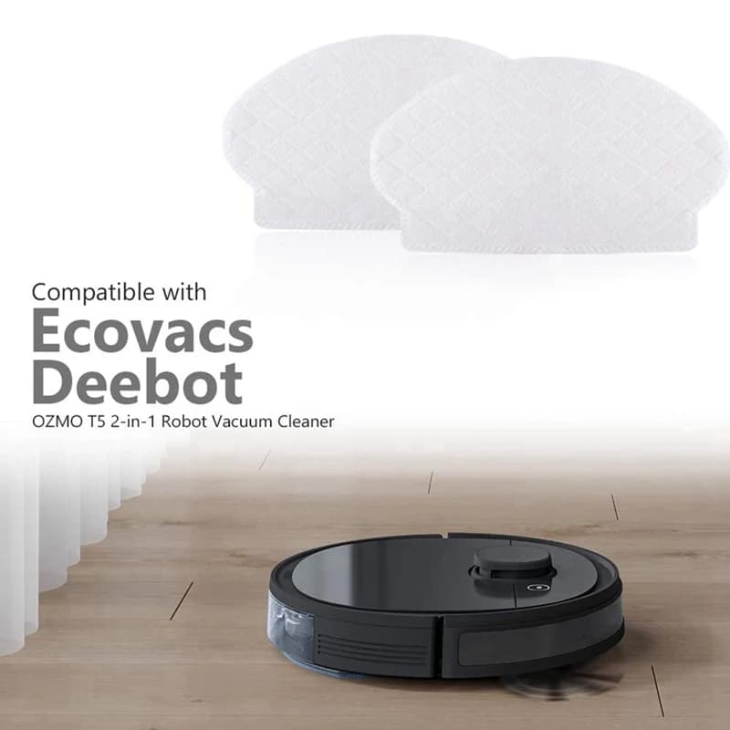Cuscinetti per la pulizia usa e getta Hot 50 Pack compatibili per aspirapolvere Robot Ecovacs Deebot OZMO N7 / T5 / OZMO 920 / OZMO 950
