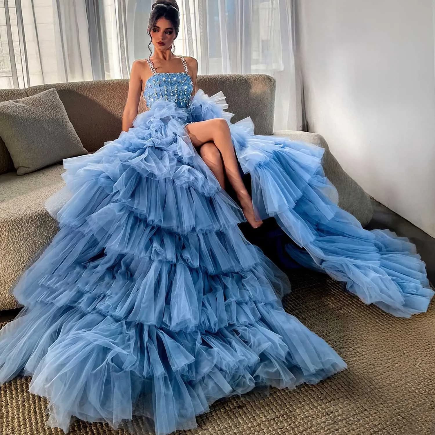 Gonna oversize con volume simile a nuvola Tulle Treno staccabile Sovrapposizione di volant in rete a strati per abito Gonna da sposa Gonna staccabile sovrapposta