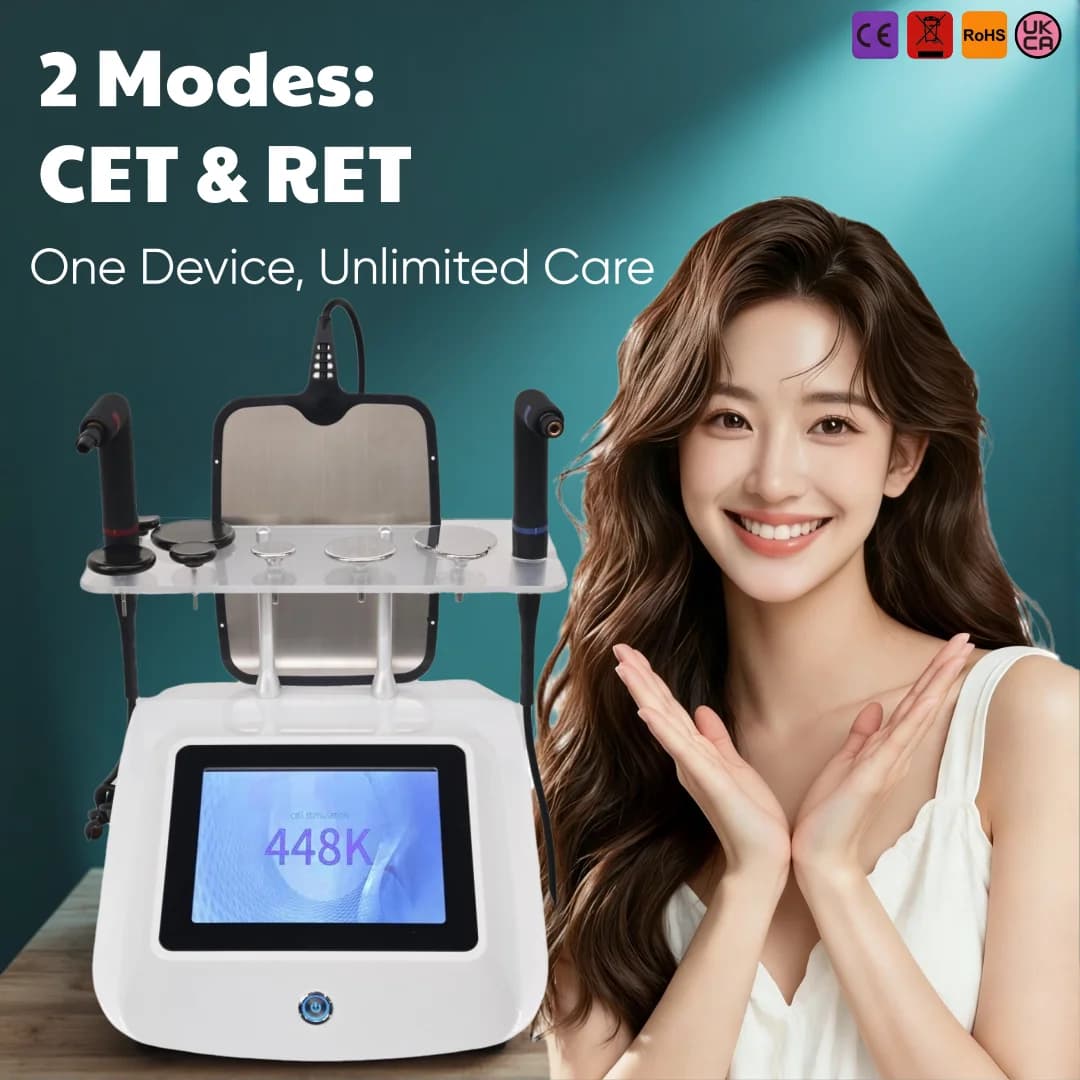 RF 448KHz Multifunction Beauty Device for Skin Shaving, Body Modeling, Anti-Cellulite Treatment, Massage, Gift, Diathermia RET CET