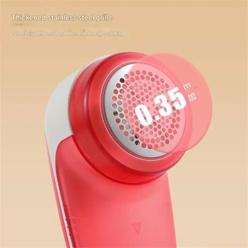 D0AB Rechargeable Fabric Shaver Fabric Remover with LED Display for Clothes Furniture Sofas Blankets Electric Lint Shaver