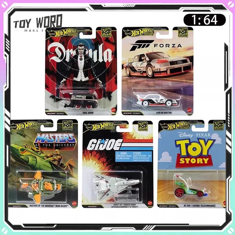 Nuovo Modellino Auto Hot Wheels HXD63 Serie Pop Culture, Veicolo a Tema Dracula Audi Toy Story, Giocattolo da Collezione e Decorazione, Regalo