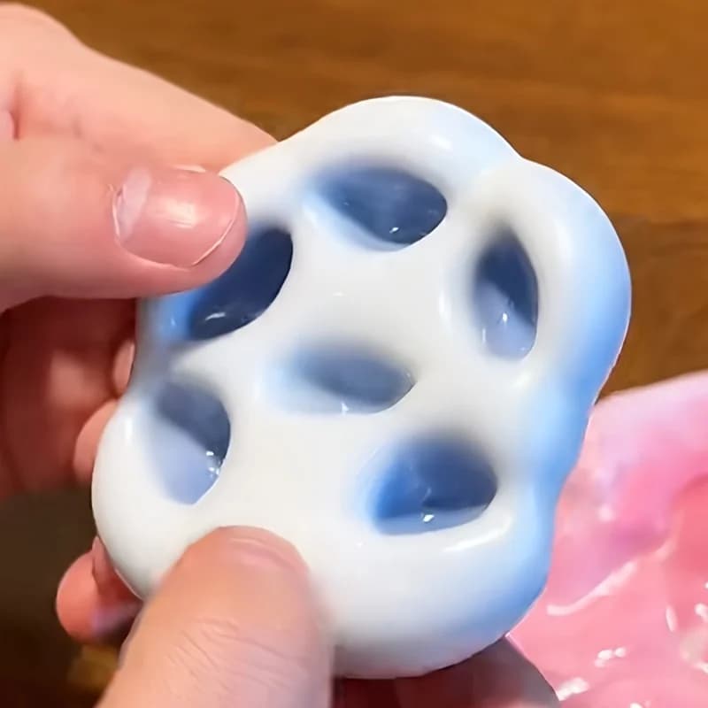 1 Pezzo Giocattolo Squishy Mochi, Morbido Antistress a Lenta Risalita a Forma di Torta di Riso, Squishy Portatile per Giochi all'Aperto, Campeggio e Viaggi, Regalo
