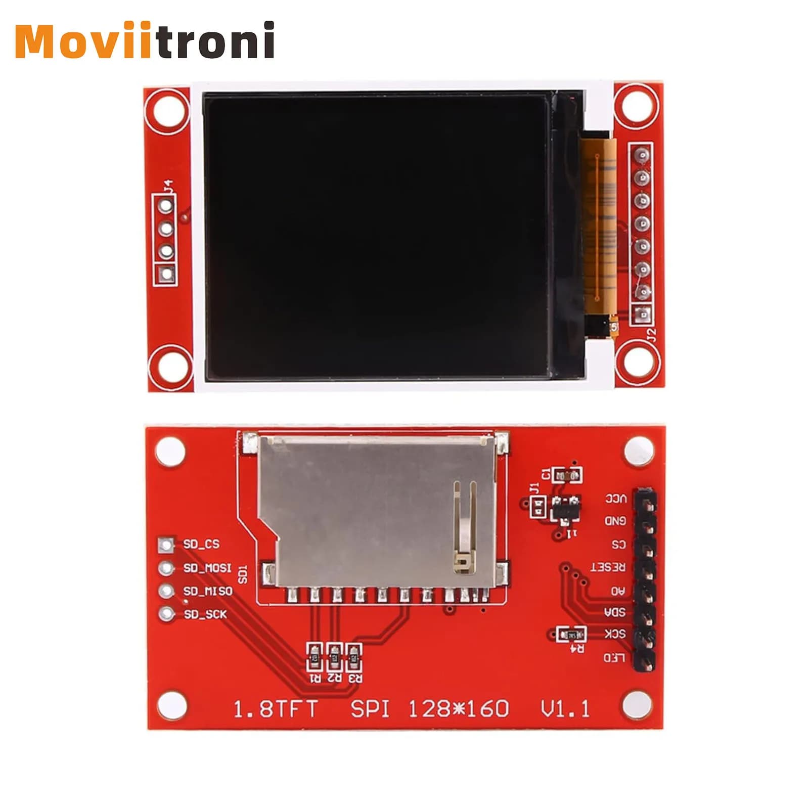 LCD screen module TFT SPI 1.44" 1.8" 8-pin color version for Arduino 1,44 TFT